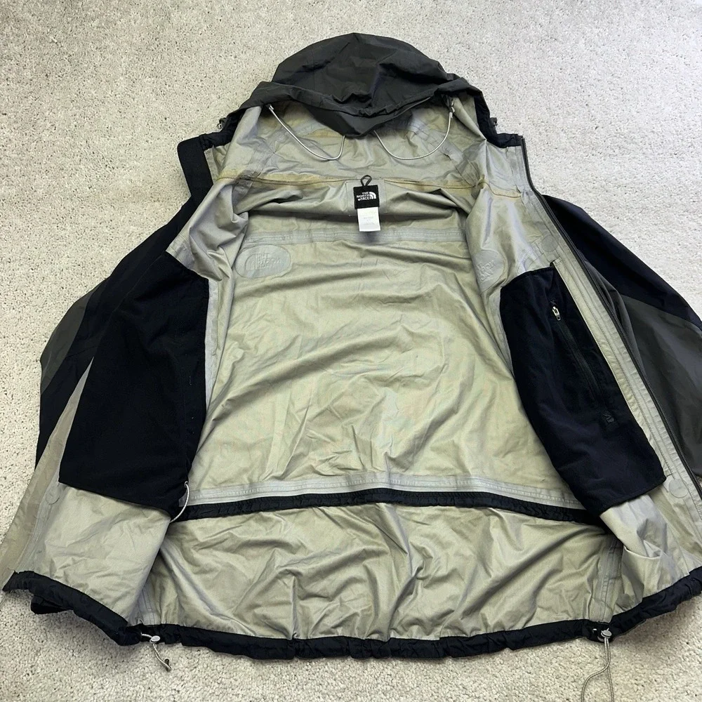 Vintage The North Face Mountain Jacket‎ Mens XL Gore Tex Gray Shell AS-IS Y2K